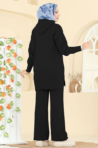 moda selvim Combined 1079BRZ597 Black - Thumbnail