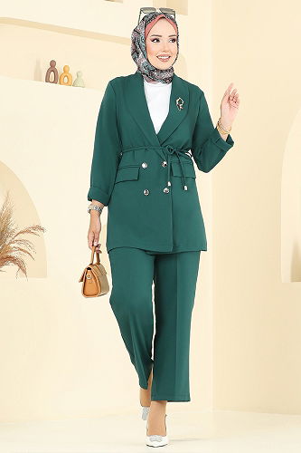 moda selvim طقم زيتي 1090MP930-M - Thumbnail