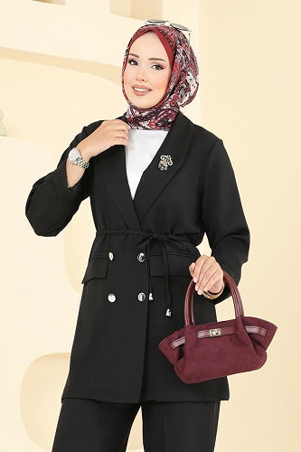 moda selvim Combined 1098MP806 Black - Thumbnail