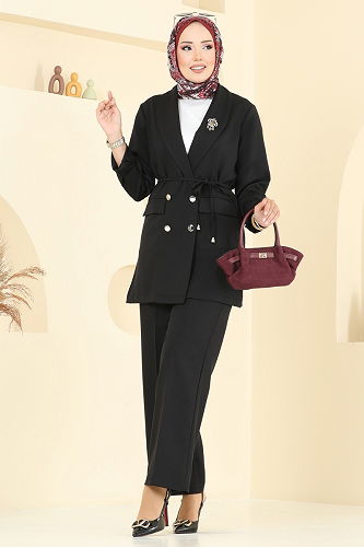 moda selvim Combined 1098MP806 Black - Thumbnail