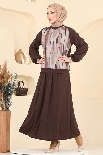 moda selvim Combined 109NZRK1200 Brown - Thumbnail