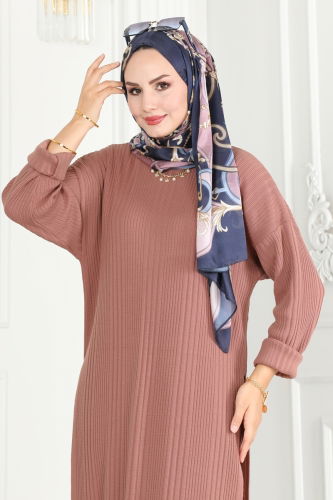 moda selvim طقم وردي 1101HBS856 - Thumbnail