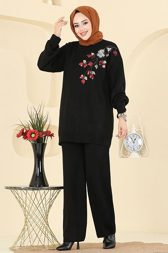 moda selvim Combined 1101MT581 Black - Thumbnail