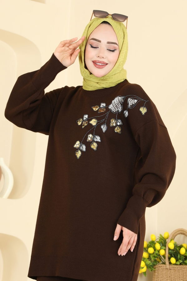 Modaselvim خصم ‎%30 طقم بني 1101MT581