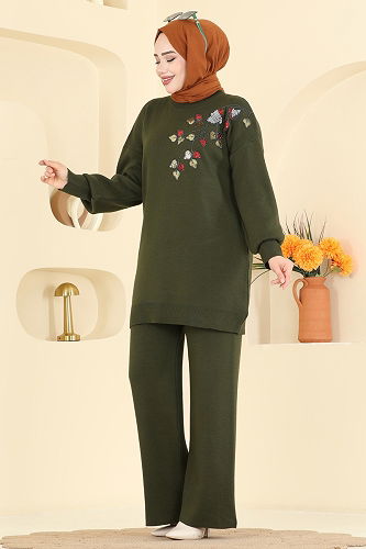 moda selvim Combined 1101MT581 Khaki - Thumbnail