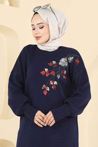 moda selvim Combined 1101MT581 Navy Blue - Thumbnail