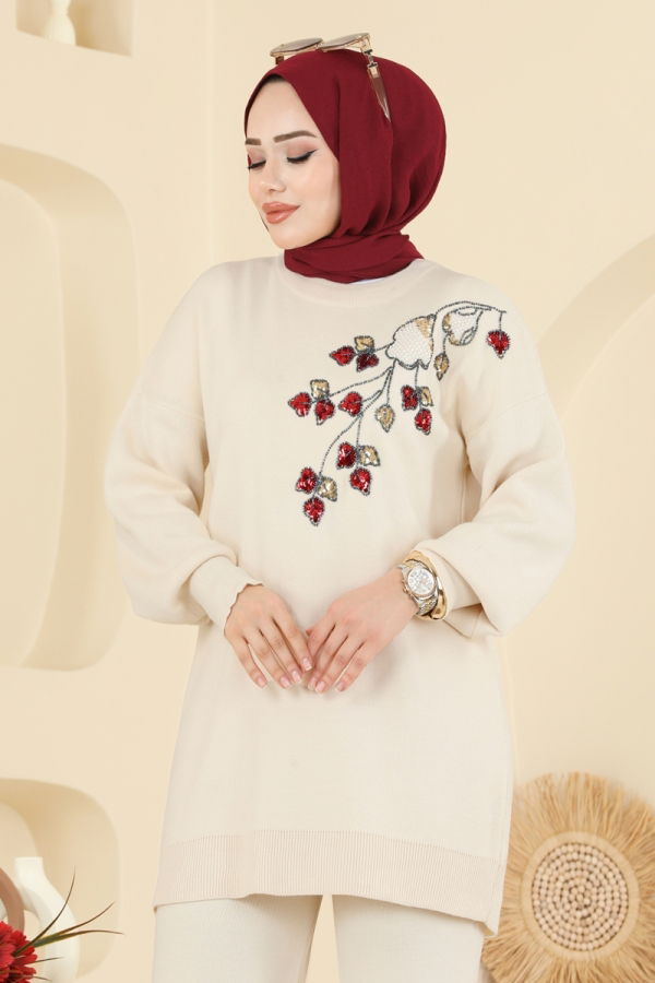 Modaselvim الاطقم طقم بيج 1101MT581