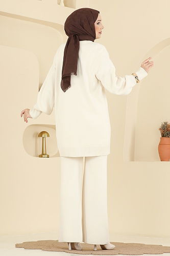 moda selvim طقم بيج 1101MT581 - Thumbnail