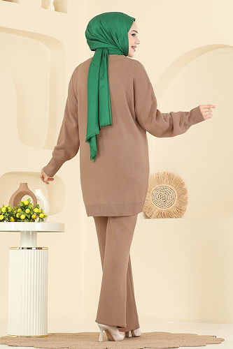 moda selvim طقم بيج 1101MT581 - Thumbnail