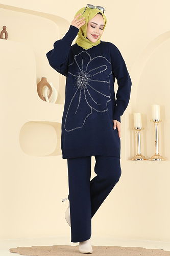 moda selvim Combined 1108MT581 Navy Blue - Thumbnail
