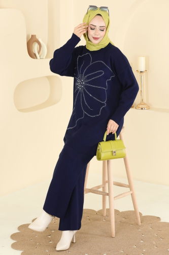 M.T. - Combined 1108MT581 Navy Blue