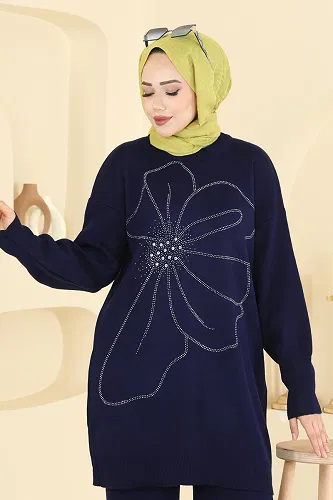 moda selvim Combined 1108MT581 Navy Blue - Thumbnail