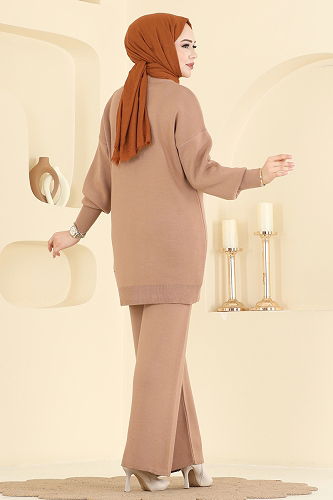 moda selvim طقم بيج 1108MT581 - Thumbnail