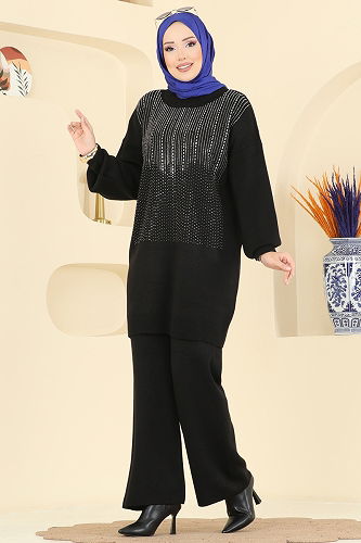 moda selvim Combined 1109MT581 Black - Thumbnail