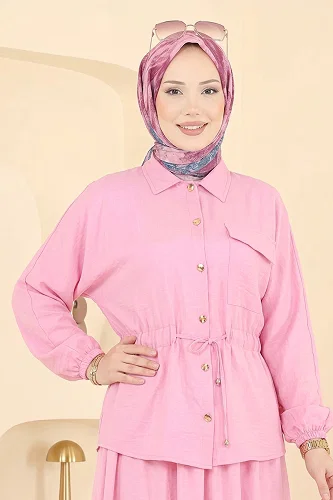 moda selvim Combined 114NZRK1200 Pink - Thumbnail