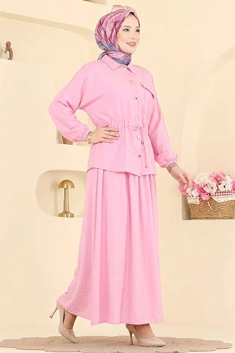 moda selvim Combined 114NZRK1200 Pink - Thumbnail