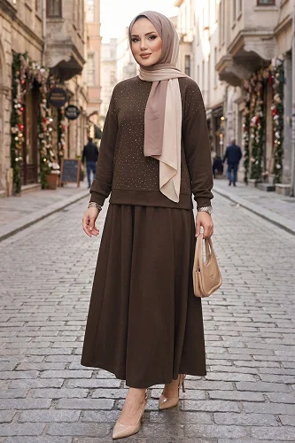 moda selvim Combined 115NZRK1200 Brown - Thumbnail