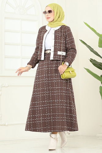 moda selvim Combined 1180S324 Brown - Thumbnail