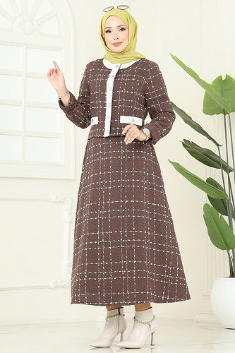 moda selvim Combined 1180S324 Brown - Thumbnail