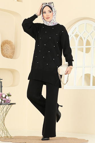 moda selvim Combined 1209MT581 Black - Thumbnail