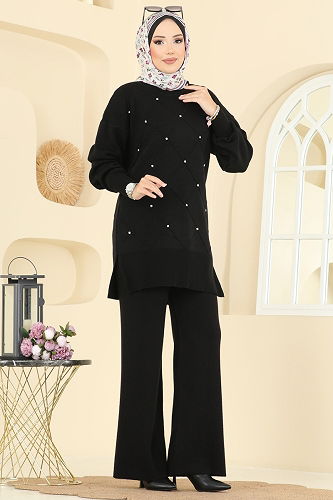 moda selvim Combined 1209MT581 Black - Thumbnail