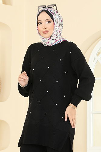 moda selvim Combined 1209MT581 Black - Thumbnail