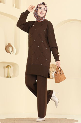 moda selvim Combined 1209MT581 Brown - Thumbnail