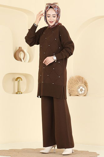 moda selvim Combined 1209MT581 Brown - Thumbnail