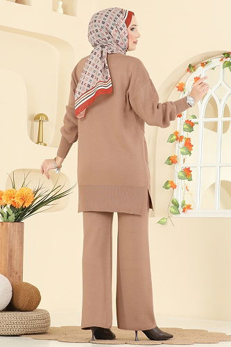 moda selvim طقم بيج 1209MT581 - Thumbnail