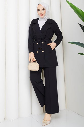 moda selvim Combined 1233MP806 Black - Thumbnail