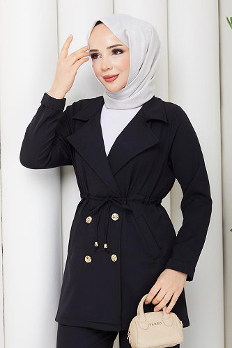 moda selvim Combined 1233MP806 Black - Thumbnail