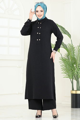 moda selvim Combined 1251BM387 Black - Thumbnail