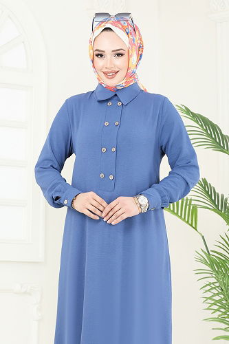 moda selvim طقم ازرق 1251BM387 - Thumbnail