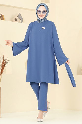 moda selvim Combined 1252BM387 Indigo - Thumbnail