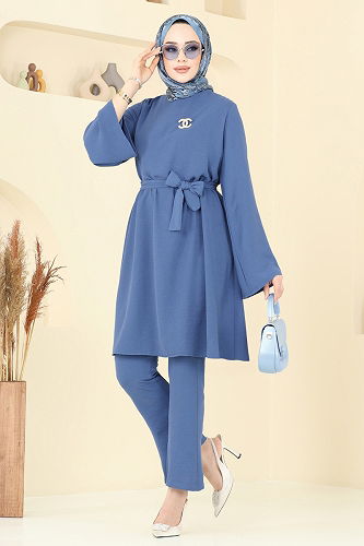 moda selvim Combined 1252BM387 Indigo - Thumbnail