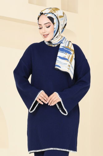 moda selvim Combined 12540KL398 Navy Blue - Thumbnail