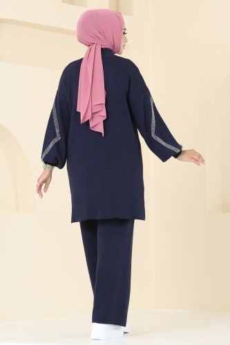 moda selvim Combined 12549KL398 Navy Blue - Thumbnail