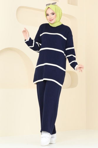 moda selvim Combined 12560KL398 Navy Blue - Thumbnail