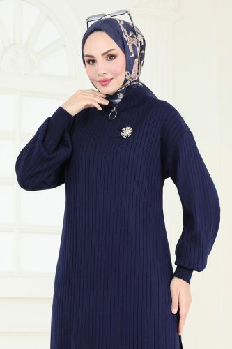 moda selvim Combined 12563KL398 Navy Blue - Thumbnail