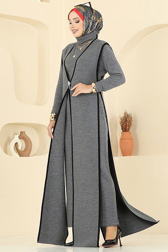 moda selvim Combined 12609KL398 Anthracite - Thumbnail