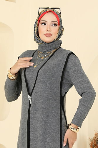 moda selvim Combined 12609KL398 Anthracite - Thumbnail