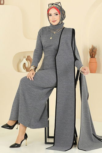 moda selvim Combined 12609KL398 Anthracite - Thumbnail