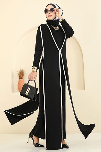 moda selvim Combined 12609KL398 Black - Thumbnail