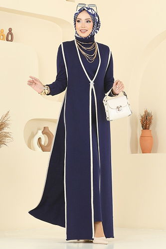moda selvim Combined 12609KL398 Navy Blue - Thumbnail