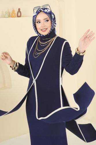 K.L. - Combined 12609KL398 Navy Blue