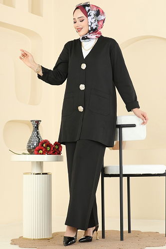 moda selvim Combined 12611KL398 Black - Thumbnail