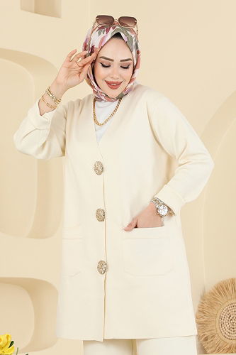 moda selvim طقم سكري 12611KL398 - Thumbnail