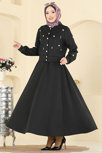 moda selvim Combined 1277ANT466 Black - Thumbnail