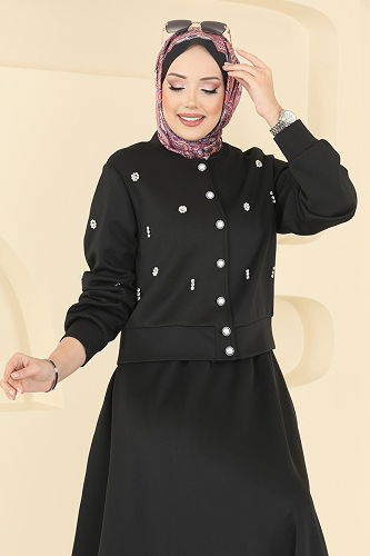 moda selvim Combined 1277ANT466 Black - Thumbnail