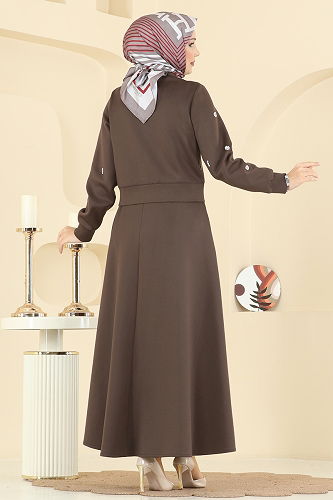 moda selvim Combined 1277ANT466 Brown - Thumbnail